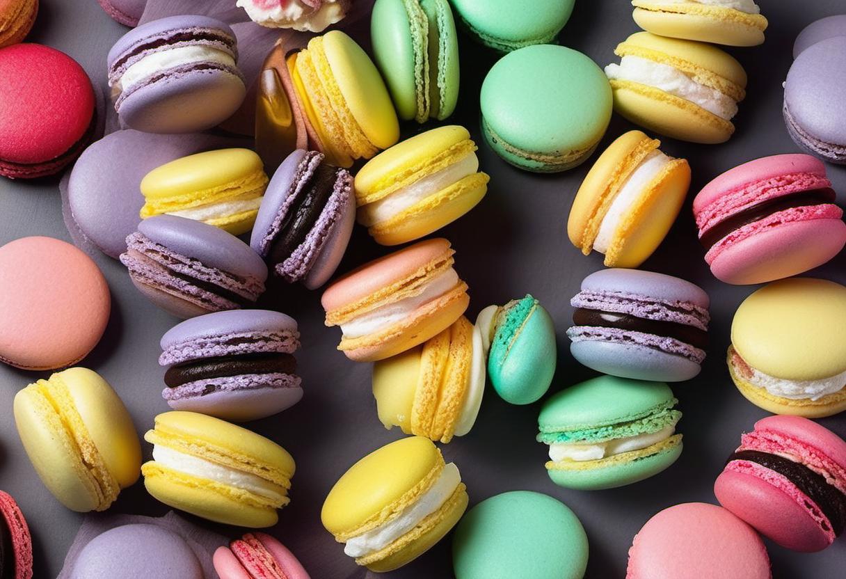 Image showing the final output answering the question: How do I decorate mariana macaroons.