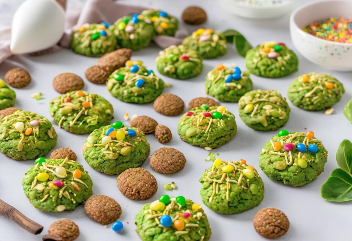 Image showing the final output answering the question: How do I bake Sprites Sprout Sprinkle cookies.