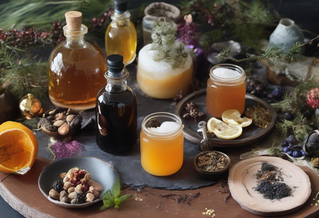 Image showing the final output answering the question: How do I brew a magical potion inspired by Druids Dreamy Dainties.