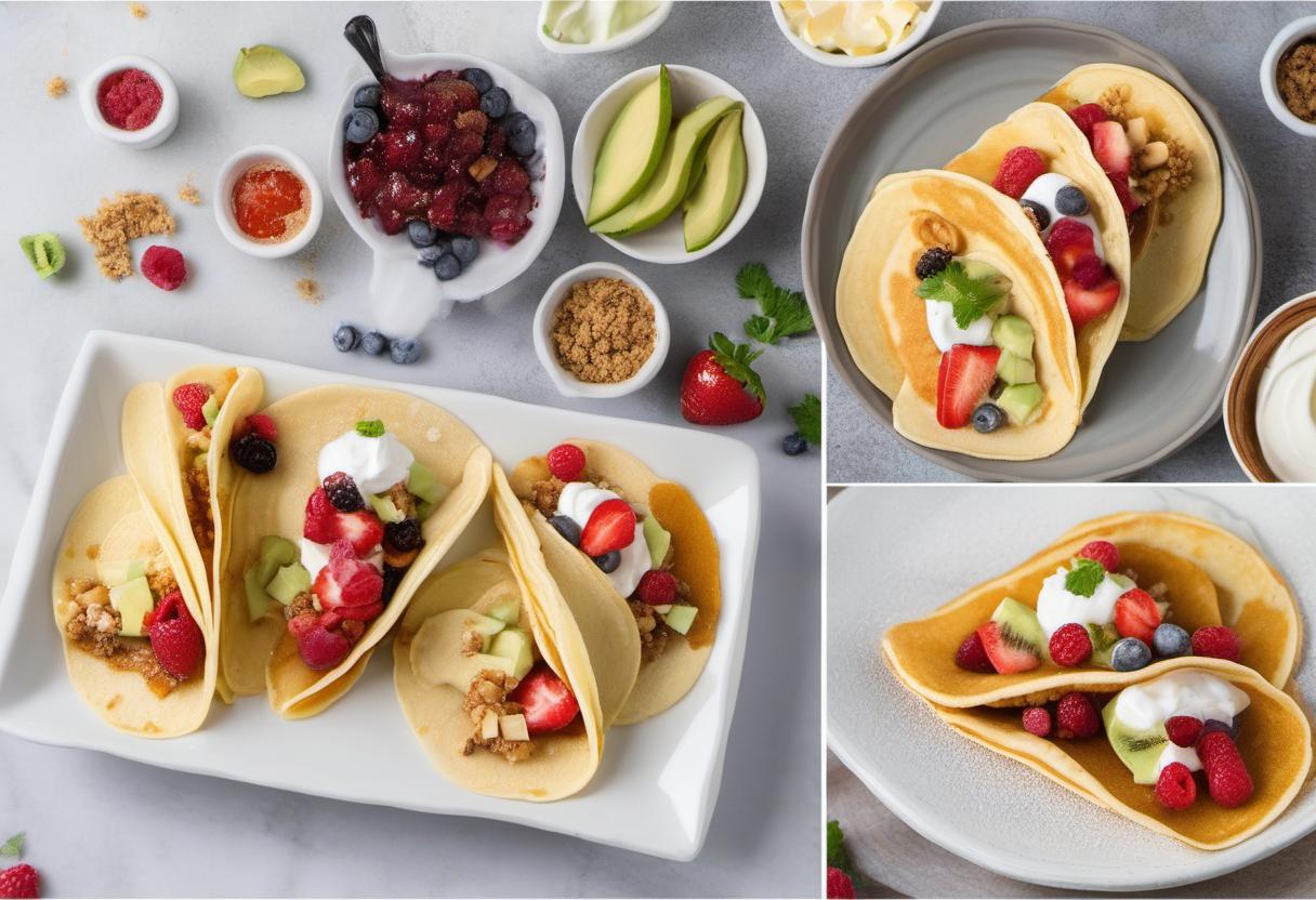 Image showing the final output answering the question: How do I make Pancake Tacos.