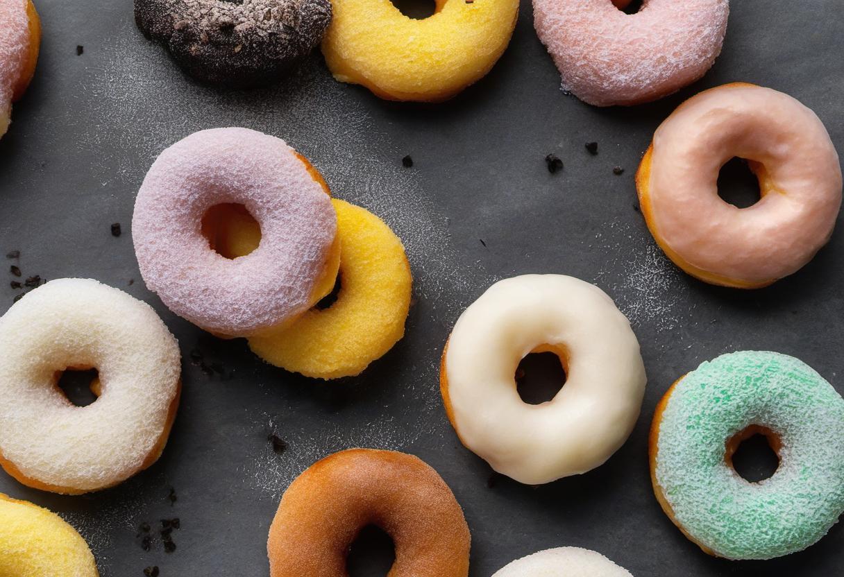 Image showing the final output answering the question: How do I make Mochi Donuts.