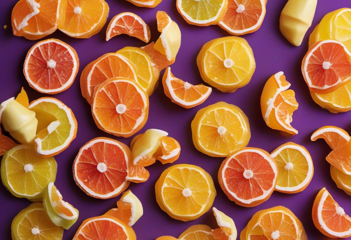 Image showing the final output answering the question: How do I satisfy my sweet tooth with citrus peel candies.