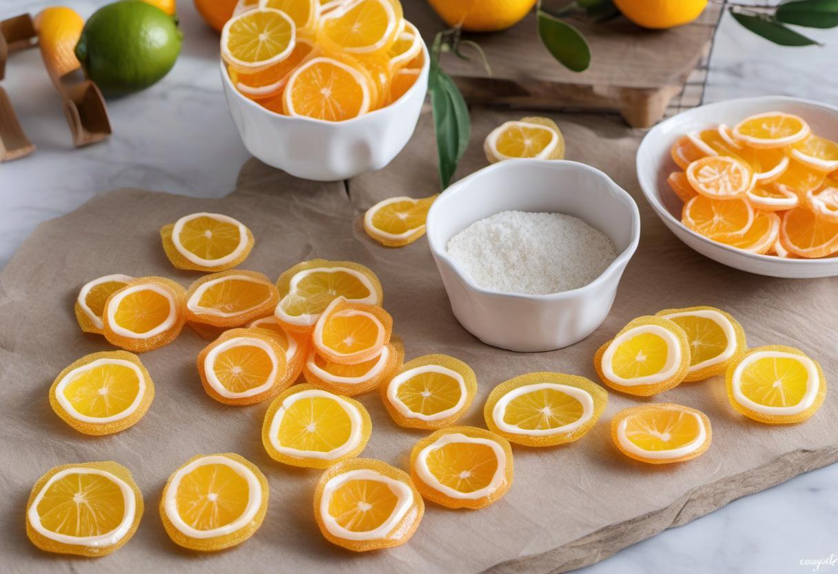 Image showing the final output answering the question: How do I jazz up Citrus Peel Candies.