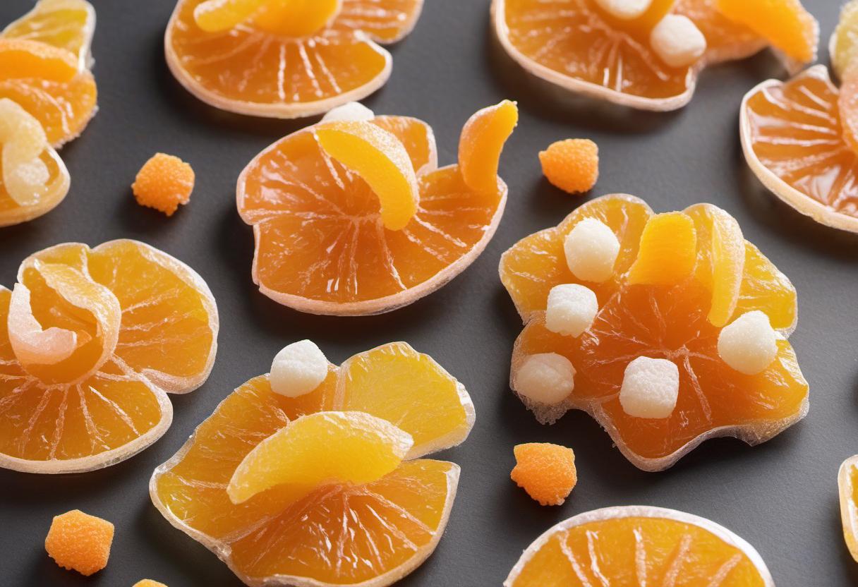 Image showing the final output answering the question: How do I create flavorful orange peel candies.