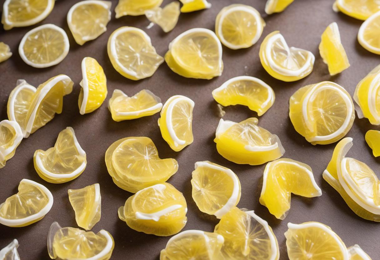 Image showing the final output answering the question: How do I whip up refreshing lemon peel candies.