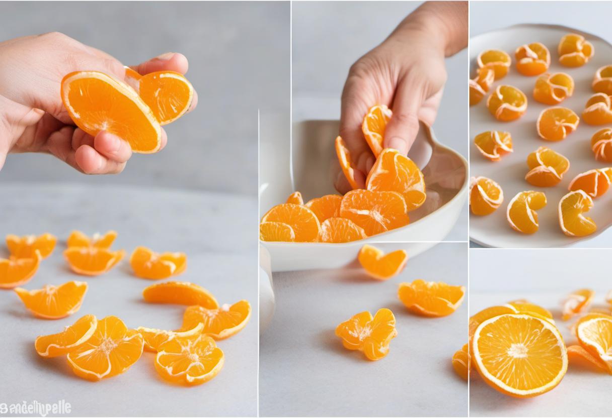 Image showing the final output answering the question: How do I whip up orange peel candies with a twist.