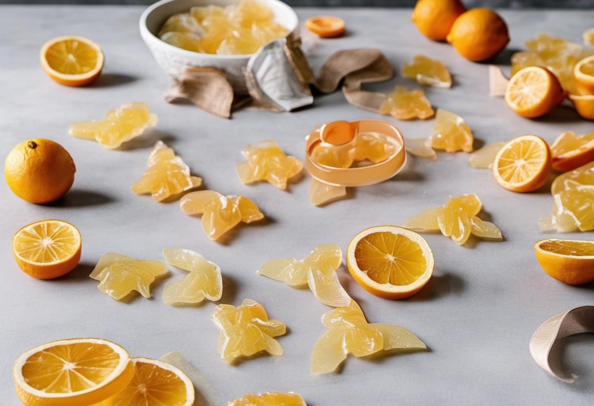 Image showing the final output answering the question: How do I gift citrus peel candies to friends and family.