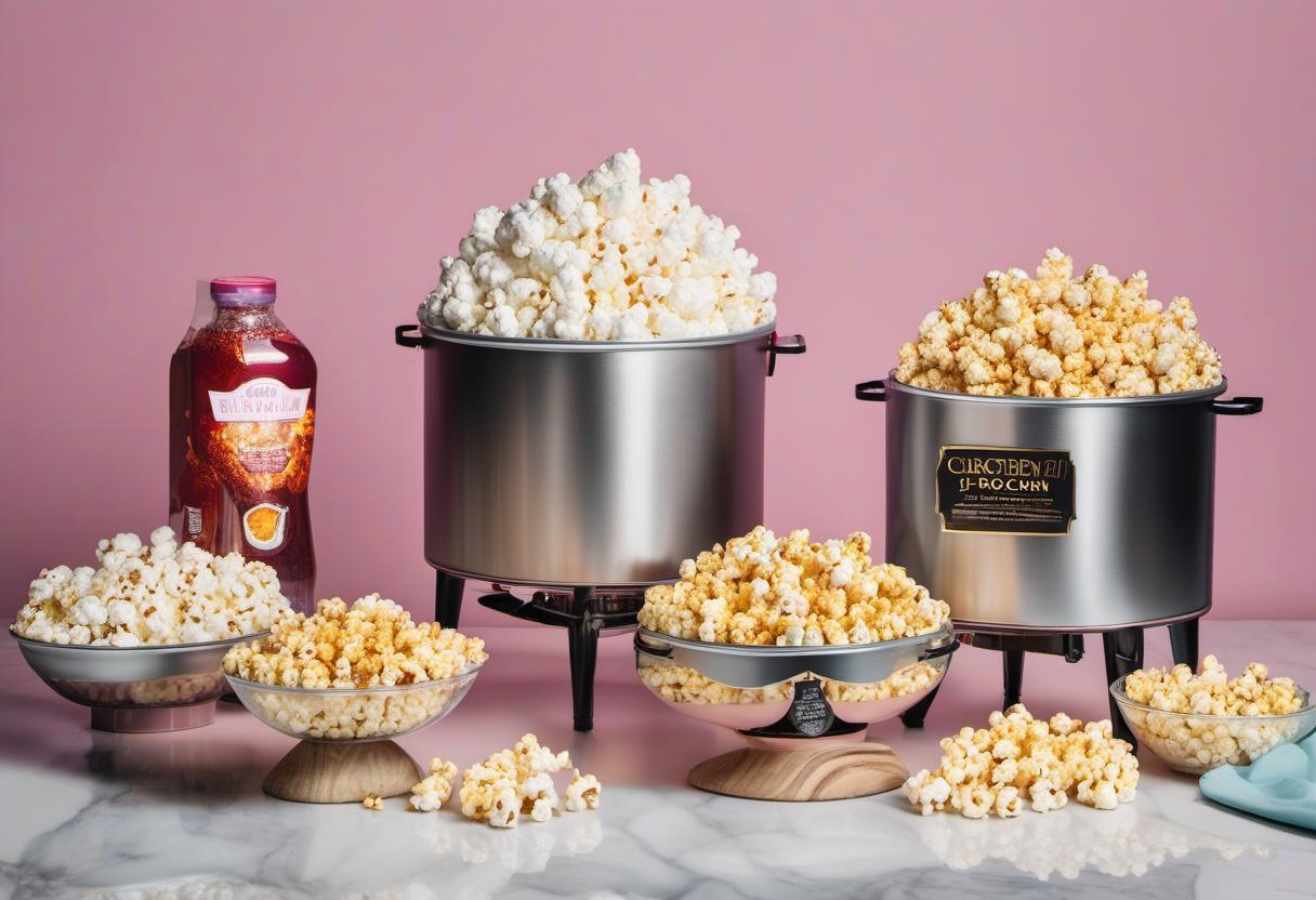 Image showing the final output answering the question: How do I create a stunning Liquid Nitrogen Popcorn display.
