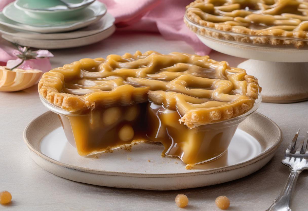 Image showing the final output answering the question: How do I make Vegan Jiggle Pie.