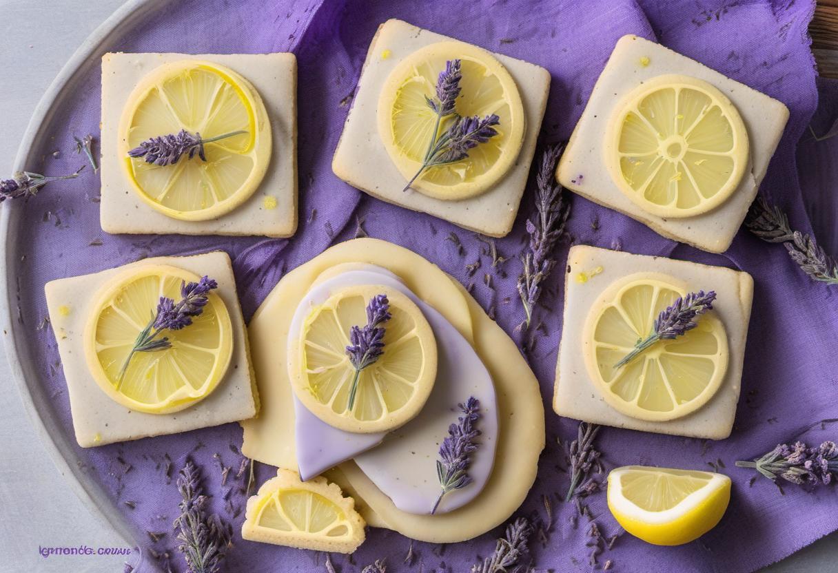 Image showing the final output answering the question: How do I store and preserve Lavender and Lemon Shortbread Cookies.