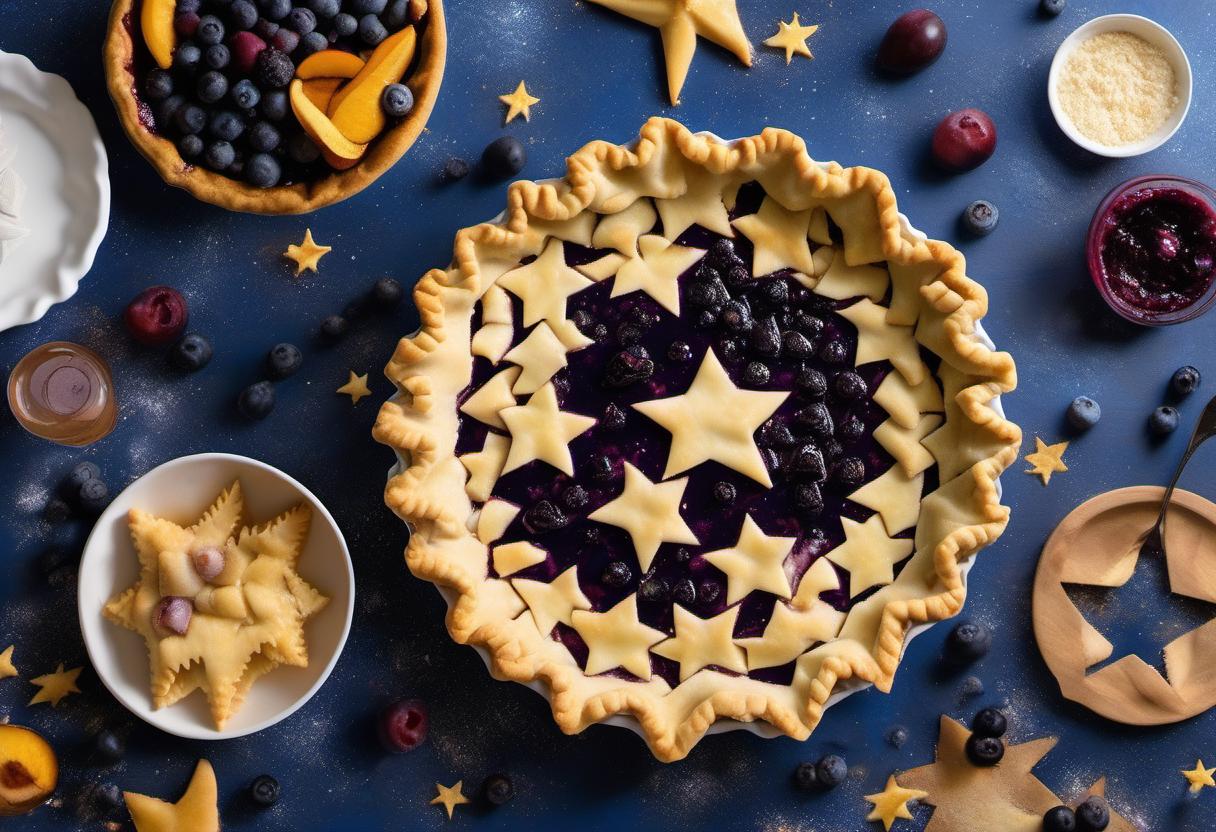 Image showing the final output answering the question: How do I create a mesmerizing pie crust pattern.