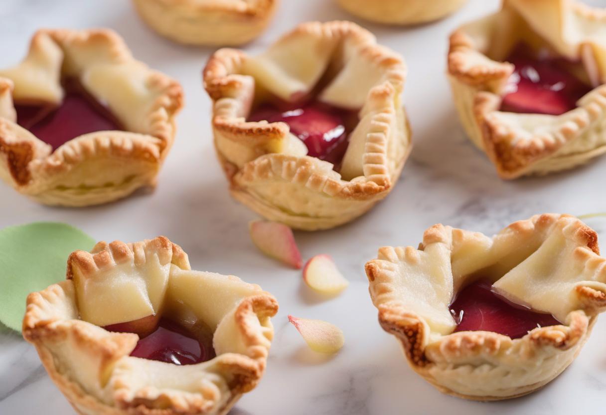 Image showing the final output answering the question: How do I bake Mini Rose-shaped Apple Pies.