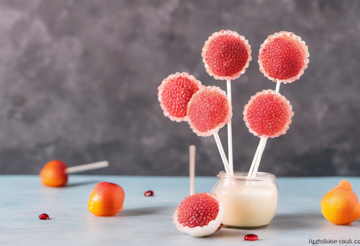 Image showing the final output answering the question: How do I surprise my kids with Litchi Lollipops.
