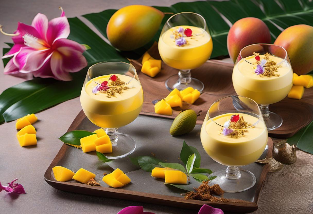 Image showing the final output answering the question: How do I make Maldivian Mango Mousse.