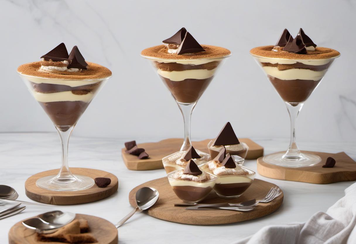 Image showing the final output answering the question: How do I throw a Triangle Tiramisu Trifles party.