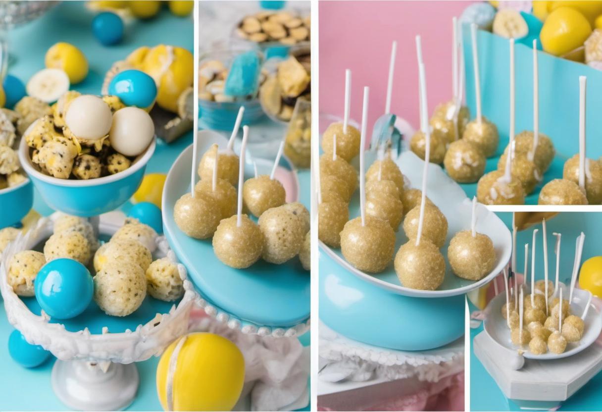 Image showing the final output answering the question: How Do I Throw a Blue Bubblegum Banana Bites Party.