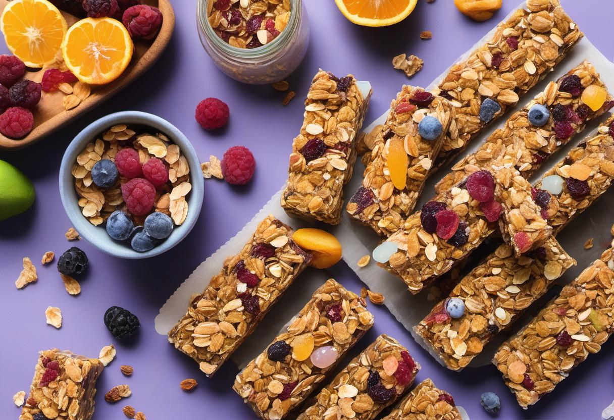 Image showing the final output answering the question: How do I whip up Zesty Nebula Granola Bars.