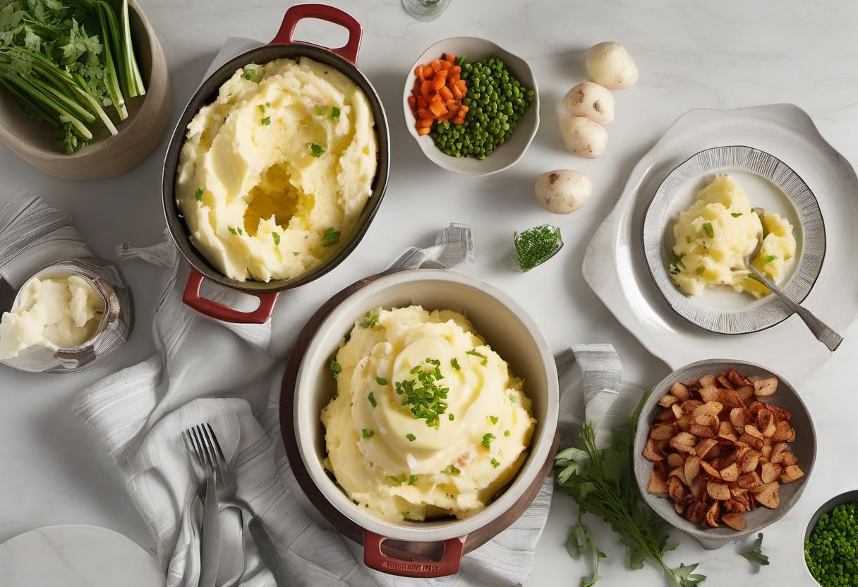 Image showing the final output answering the question: How do I make loaded mashed potatoes.