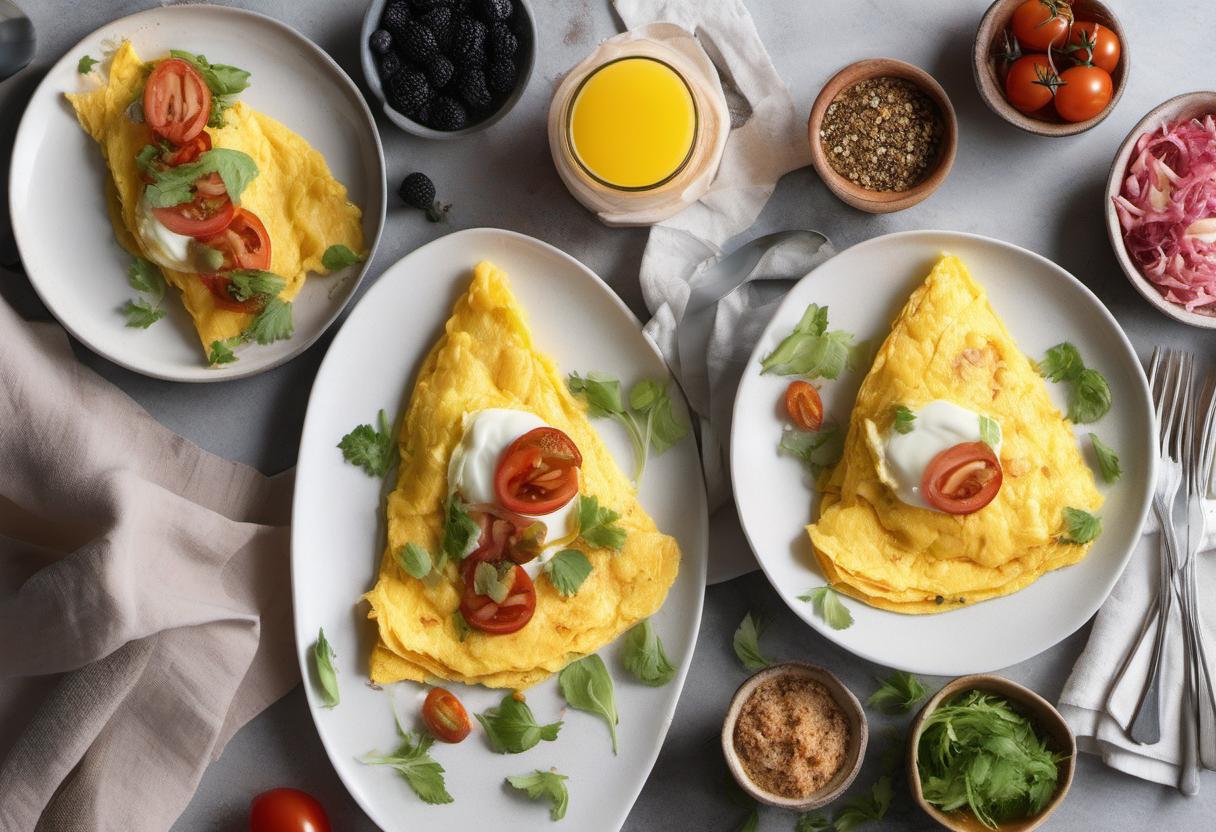 Image showing the final output answering the question: How do I jazz up my omelette.
