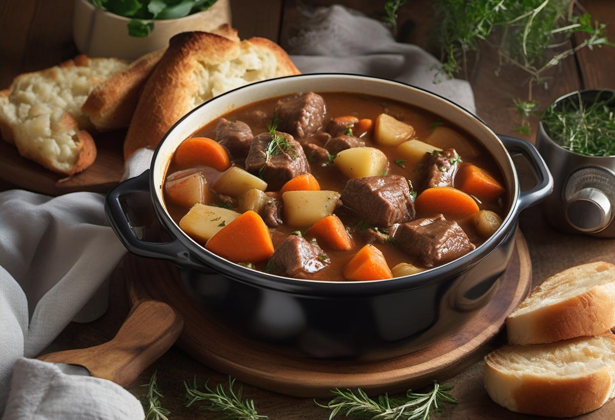 Image showing the final output answering the question: How do I make Classic Beef Stew.