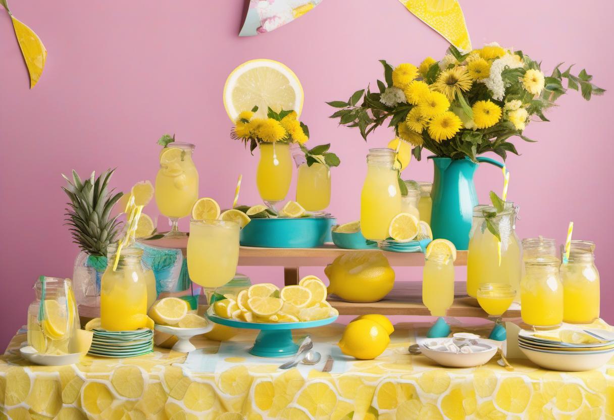 Image showing the final output answering the question: How do I create the Ultimate Summer Lemonade Party.