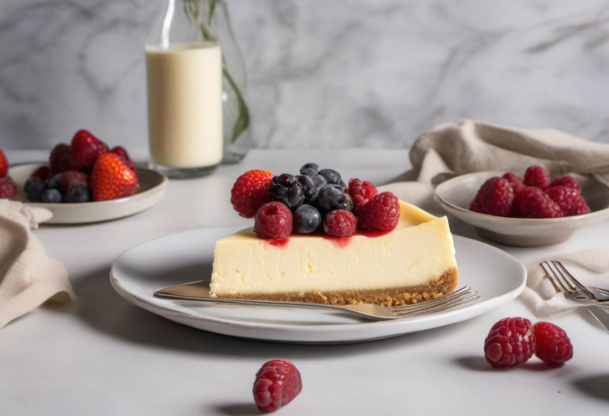 Image showing the final output answering the question: How do I make the perfect Classic Cheesecake.