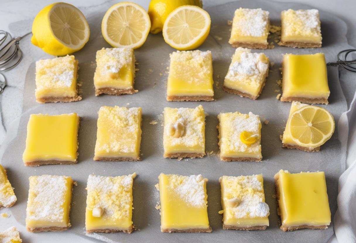 Image showing the final output answering the question: How do I customize my own Lemon Bars.