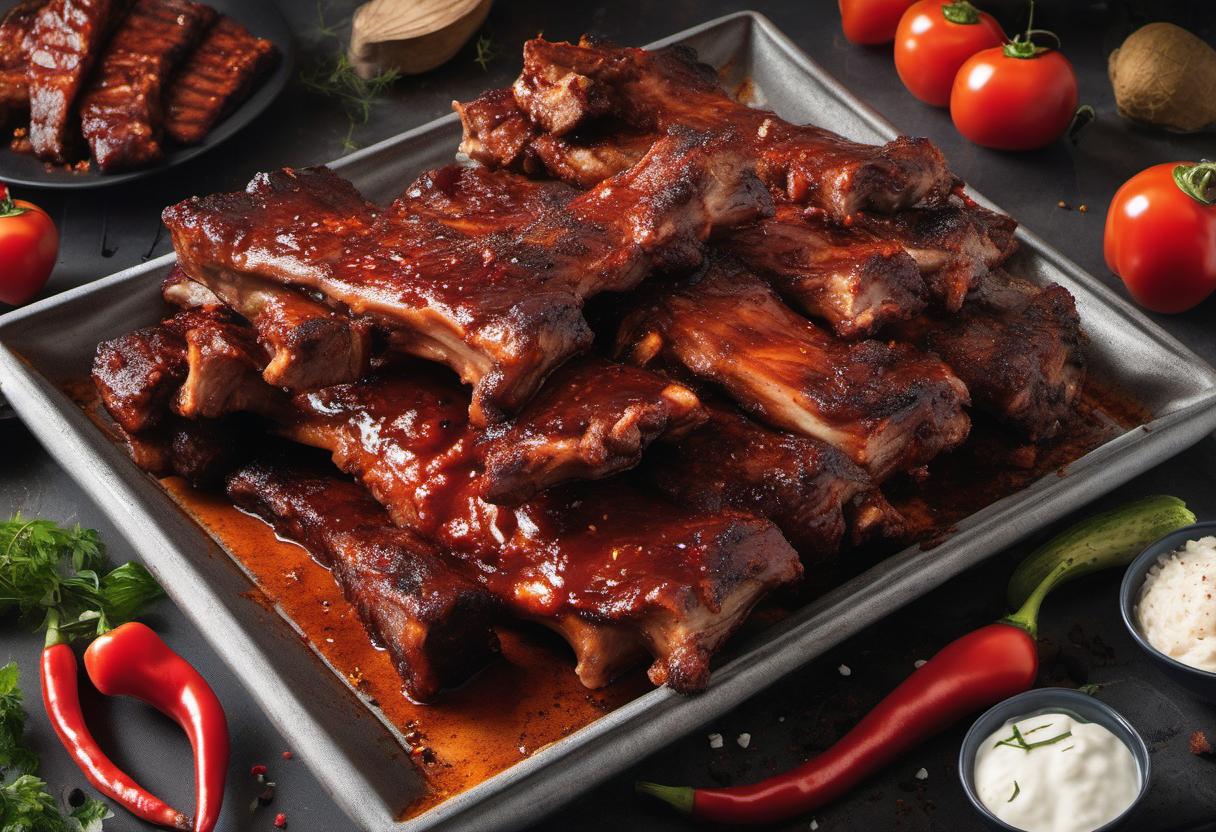 Image showing the final output answering the question: How do I spice up my BBQ ribs.