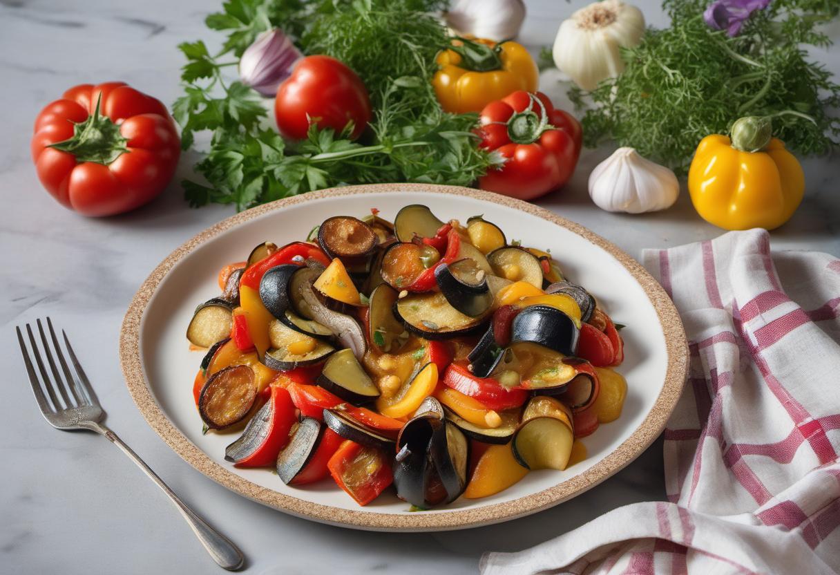 Image showing the final output answering the question: How do I make a magical French Ratatouille.