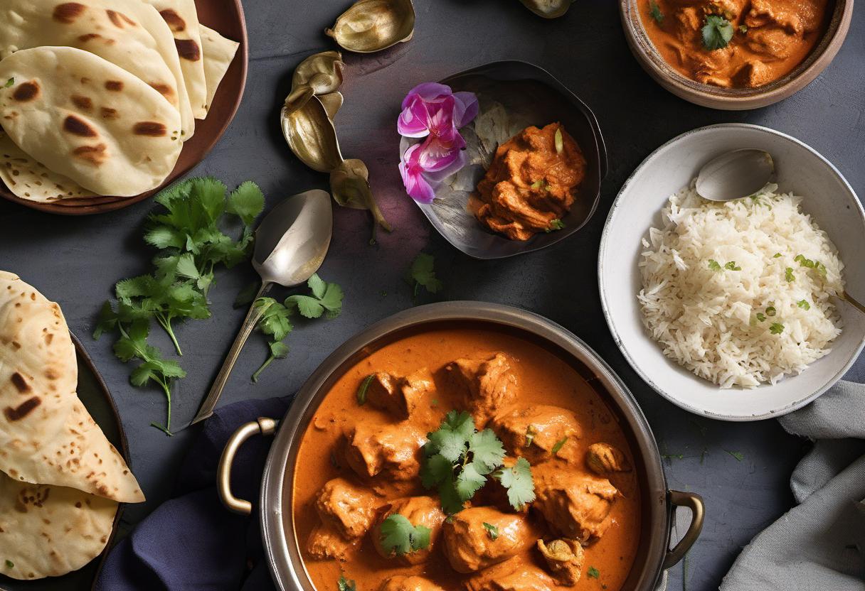 Image showing the final output answering the question: How do I make Indian Butter Chicken with a spicy kick.