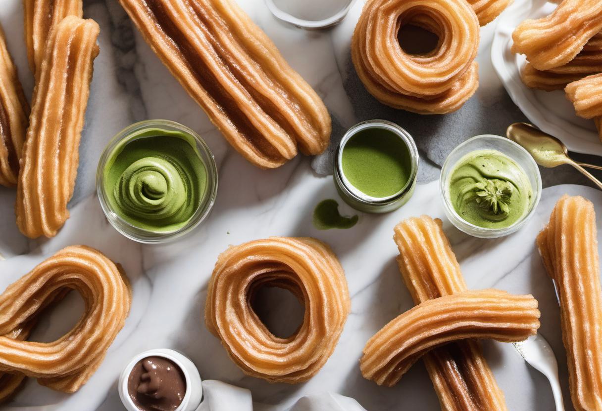 Image showing the final output answering the question: How do I make churros with a twist.