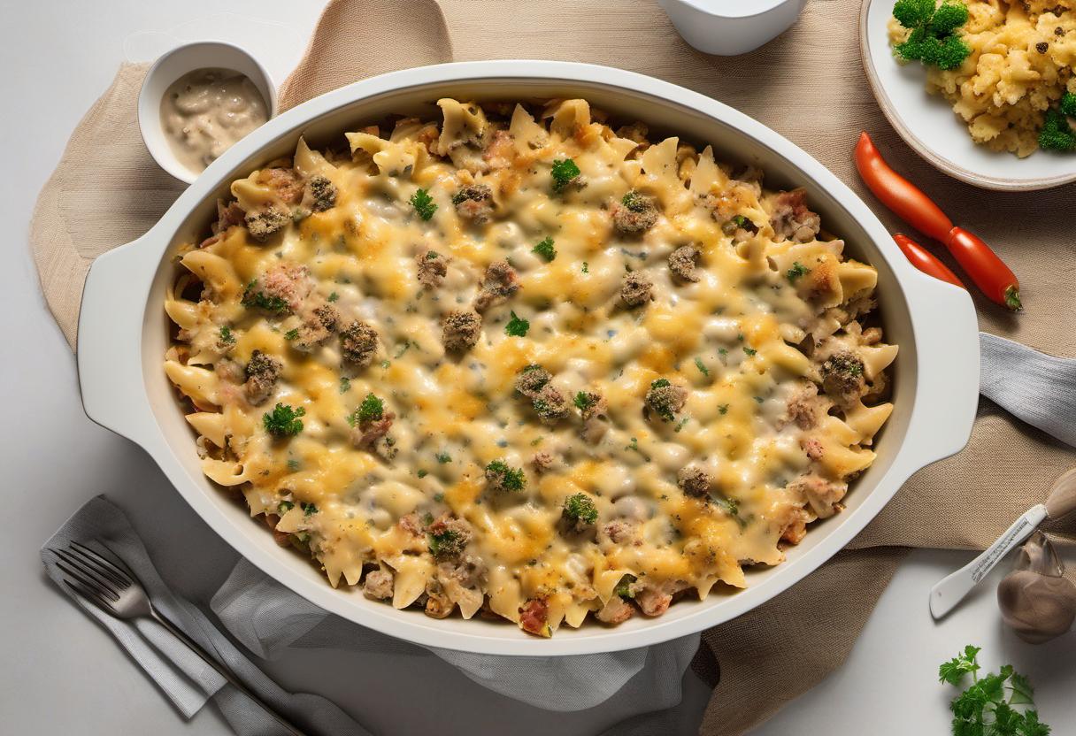 Image showing the final output answering the question: How do I upgrade my Tuna Casserole.
