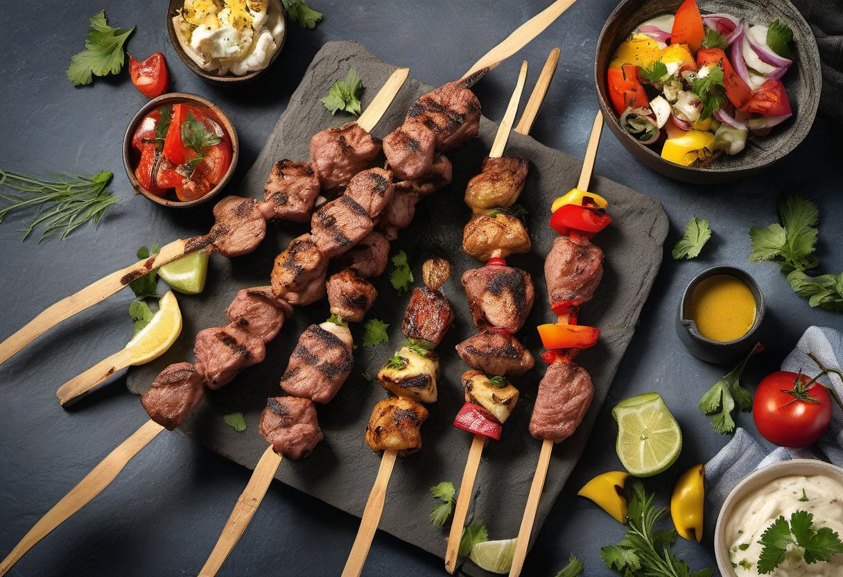 Image showing the final output answering the question: How do I make delicious kebabs.
