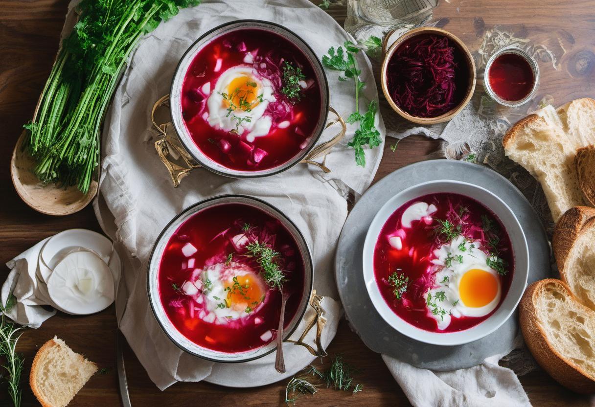 Image showing the final output answering the question: How do I make a no-fail Borscht recipe.