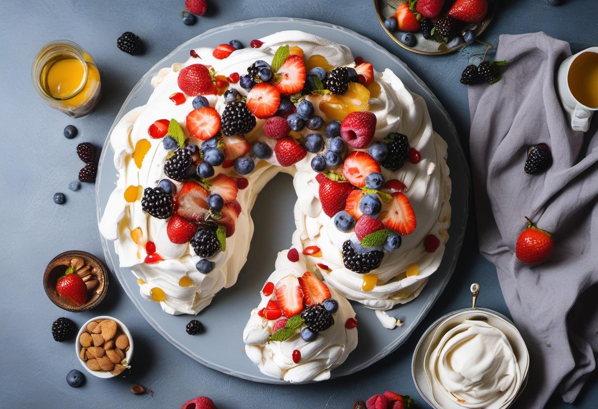 Image showing the final output answering the question: How do I make a show-stopping Pavlova.