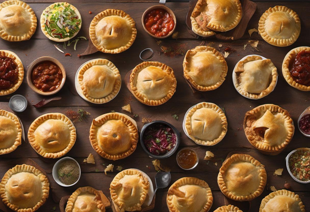 Image showing the final output answering the question: How do I add a twist to a Meat Pie.