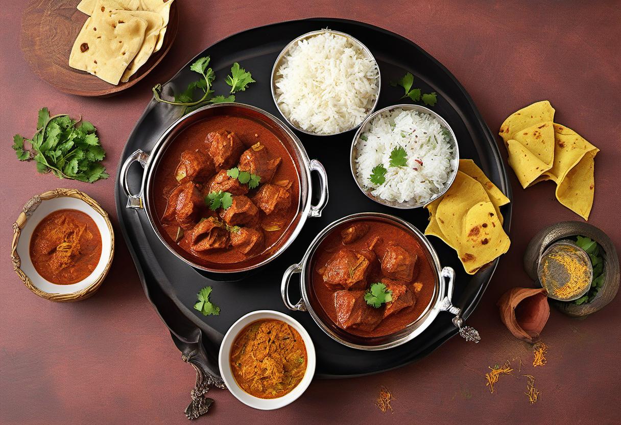 Image showing the final output answering the question: How do I make Rogan Josh at home.