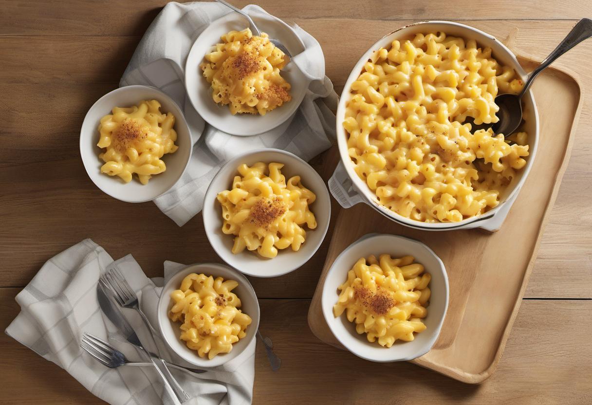 Image showing the final output answering the question: How do I give a twist to classic macaroni and cheese.