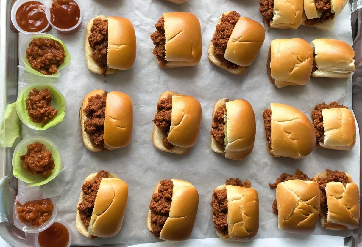 Image showing the final output answering the question: How do I make Sloppy Joe sliders.