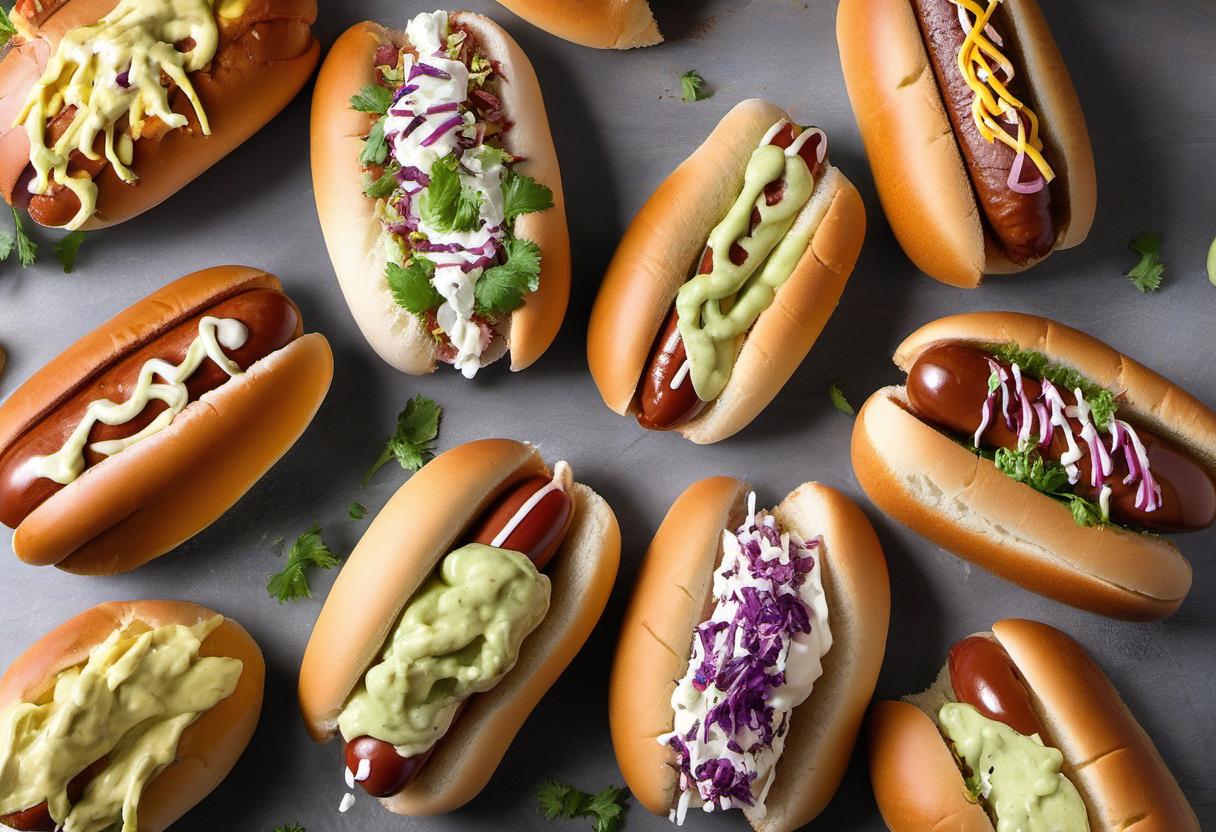 Image showing the final output answering the question: How do I make gourmet hot dog buns Elevate your hot dog game.