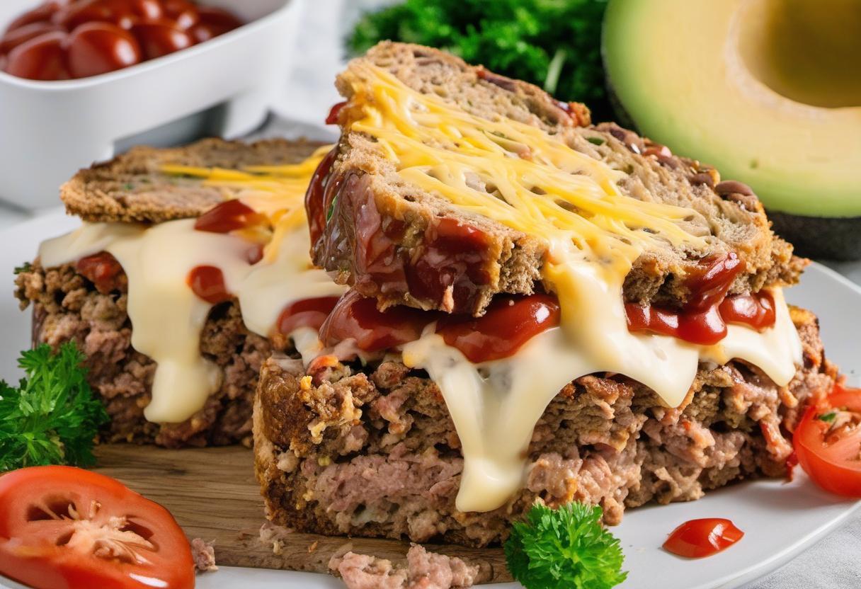 Image showing the final output answering the question: How do I create the ultimate meatloaf sandwich.