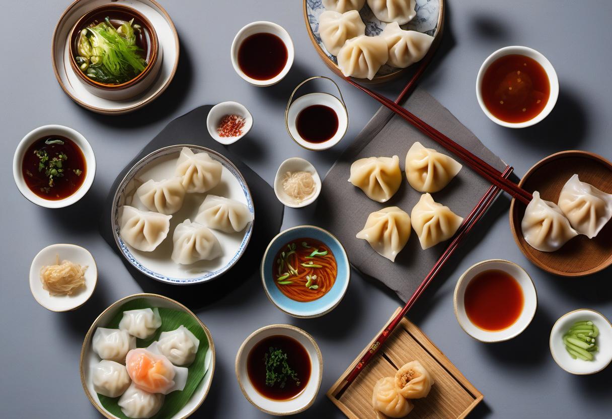 Image showing the final output answering the question: How do I master the art of Dim Sum dumpling dipping sauces.