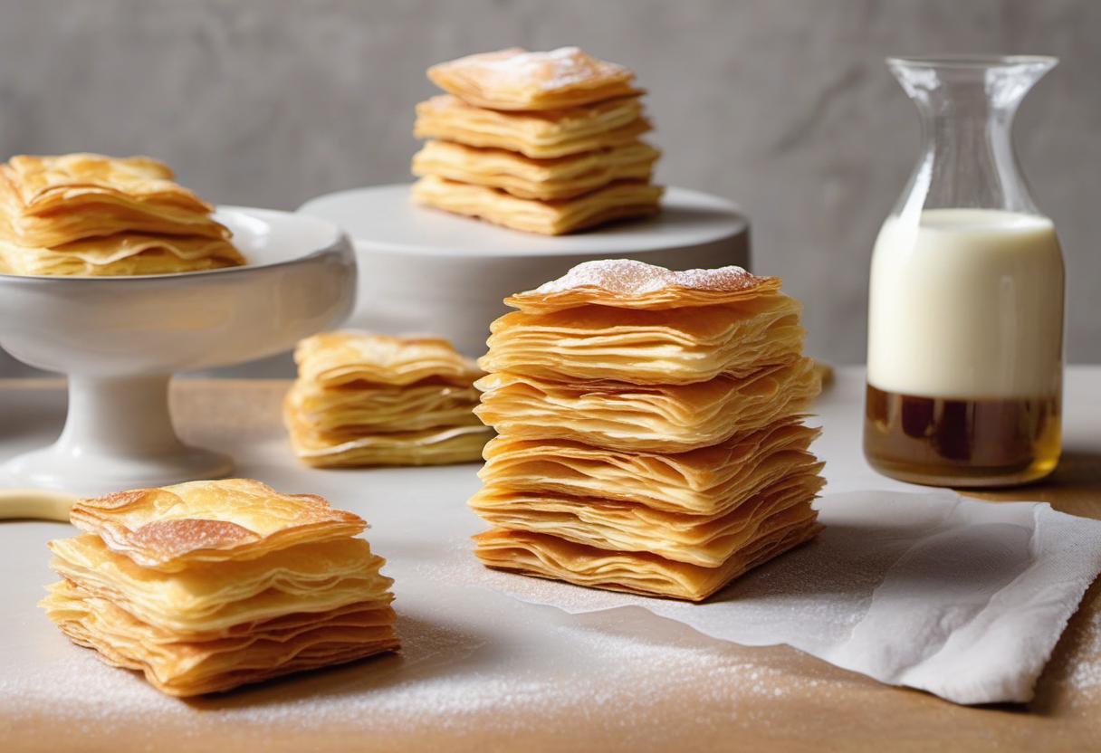 Image showing the final output answering the question: How do I make a simplified Mille-Feuille in a snap.