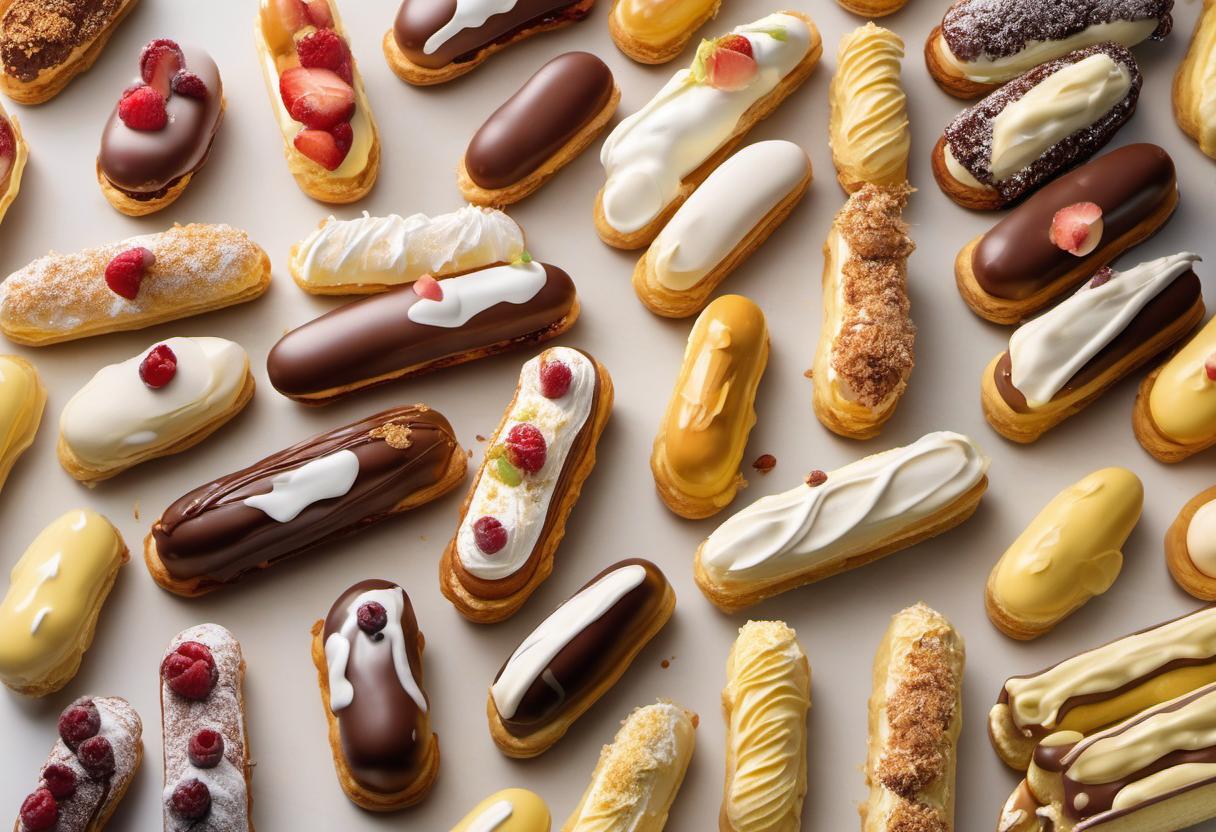 Image showing the final output answering the question: How do I fill my Éclairs like a pro.
