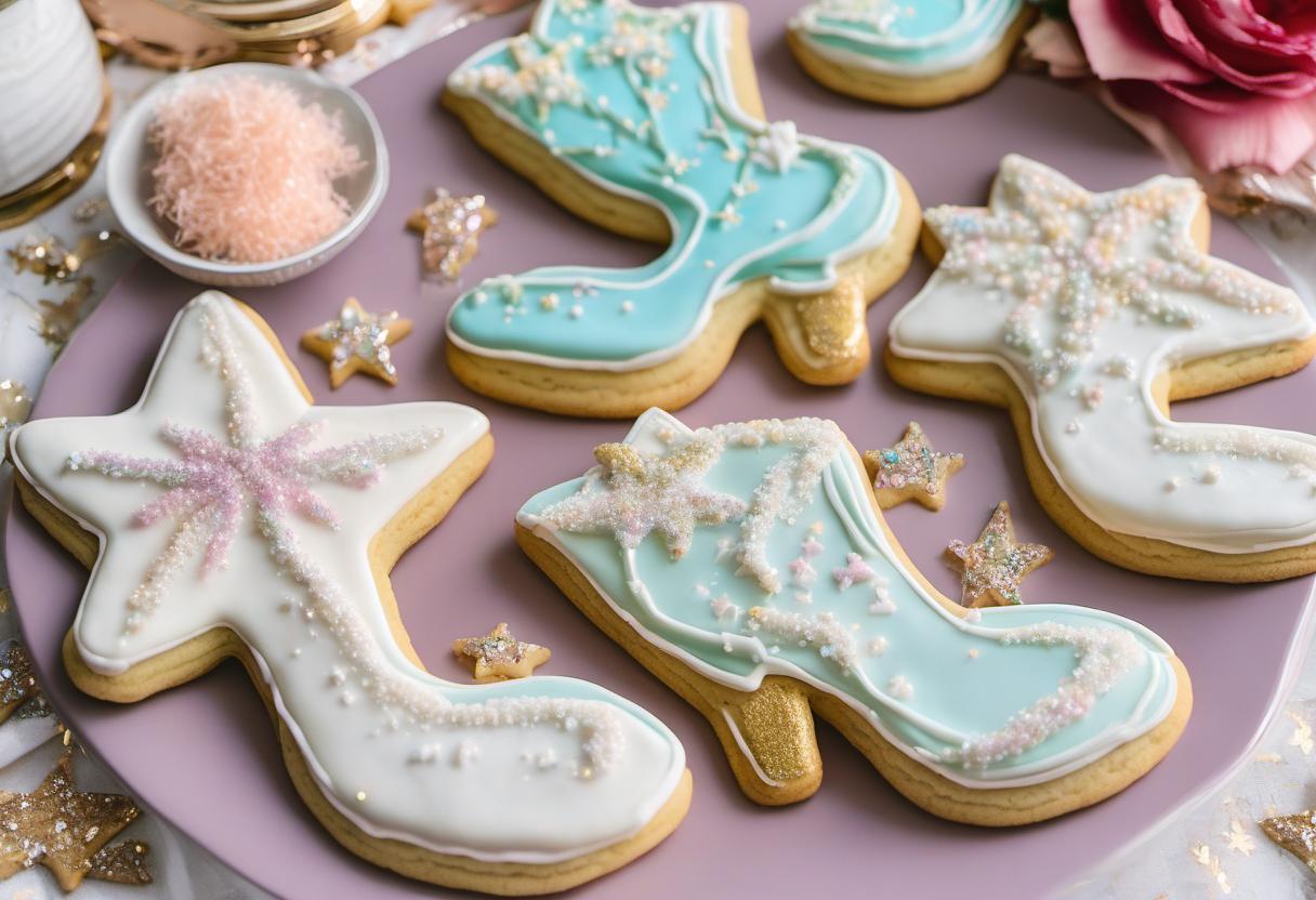 Image showing the final output answering the question: How do I host a Magical Slipper Sugar Cookies party.