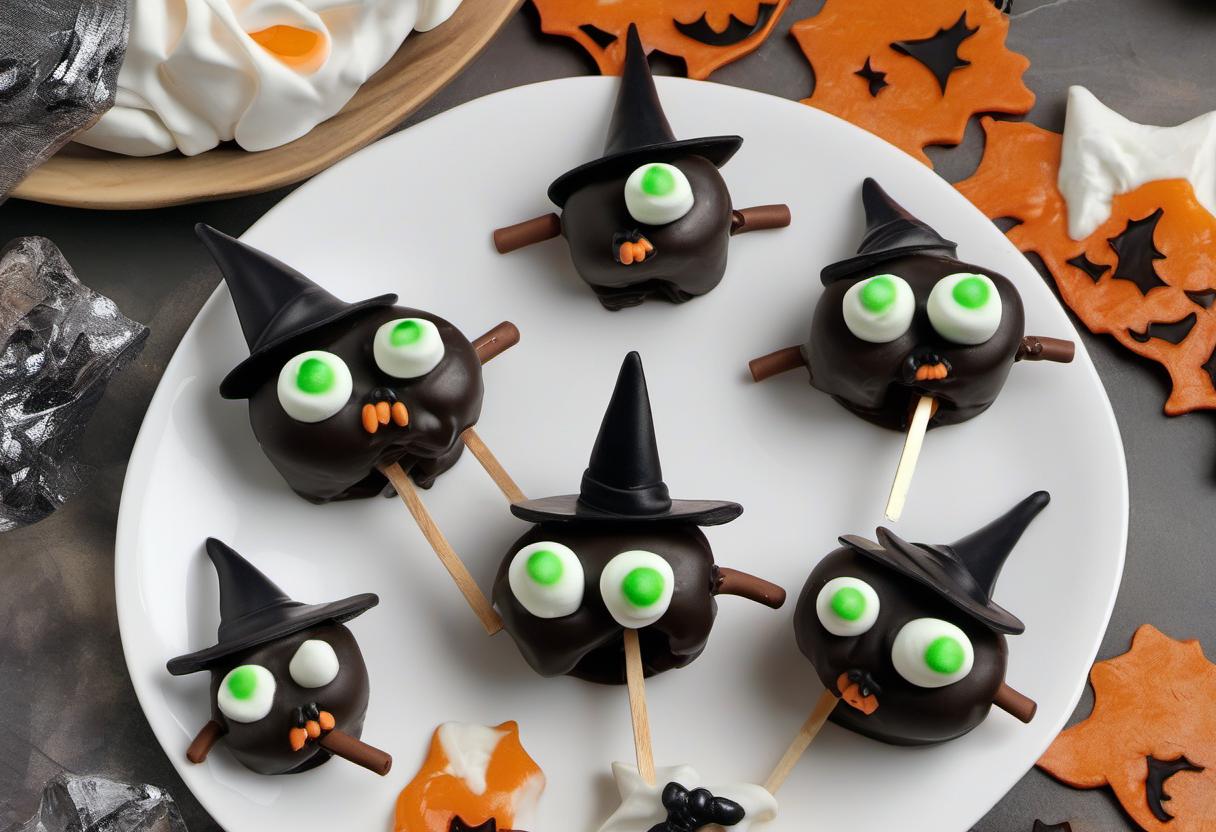 Image showing the final output answering the question: How do I craft Phantom Marshmallow Witches.