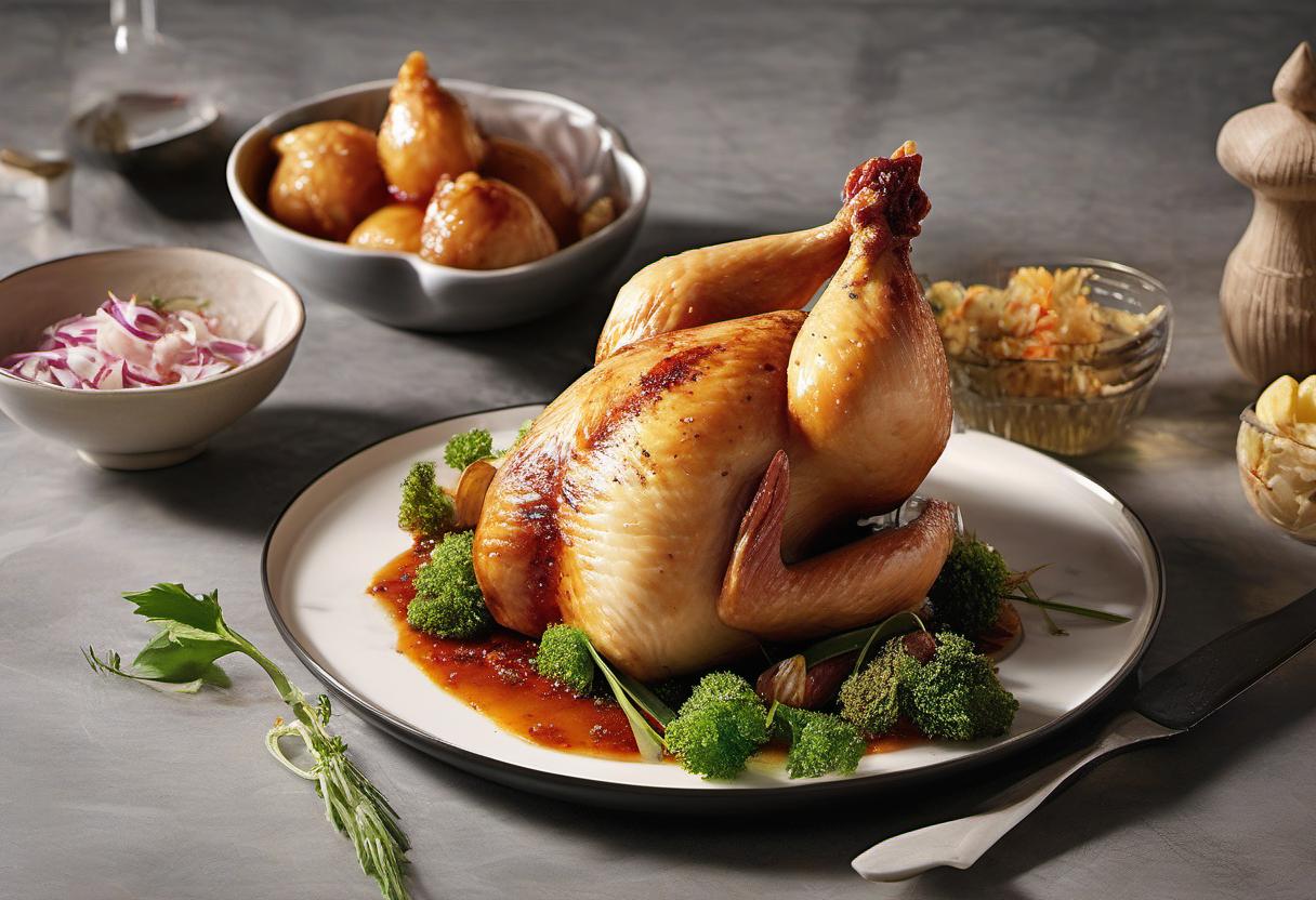 Image showing the final output answering the question: How do I debone a chicken.