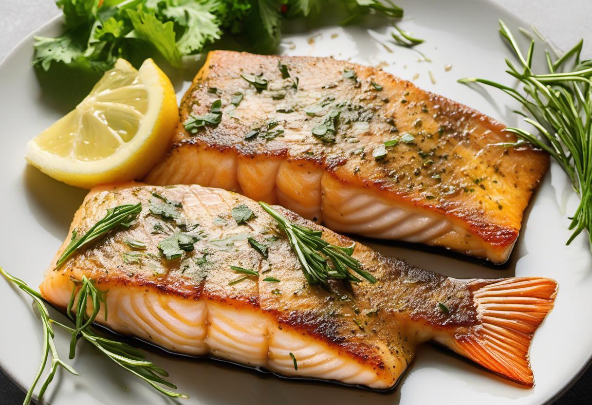 Image showing the final output answering the question: How do I make a delicious Pan-seared Fish Fillet.