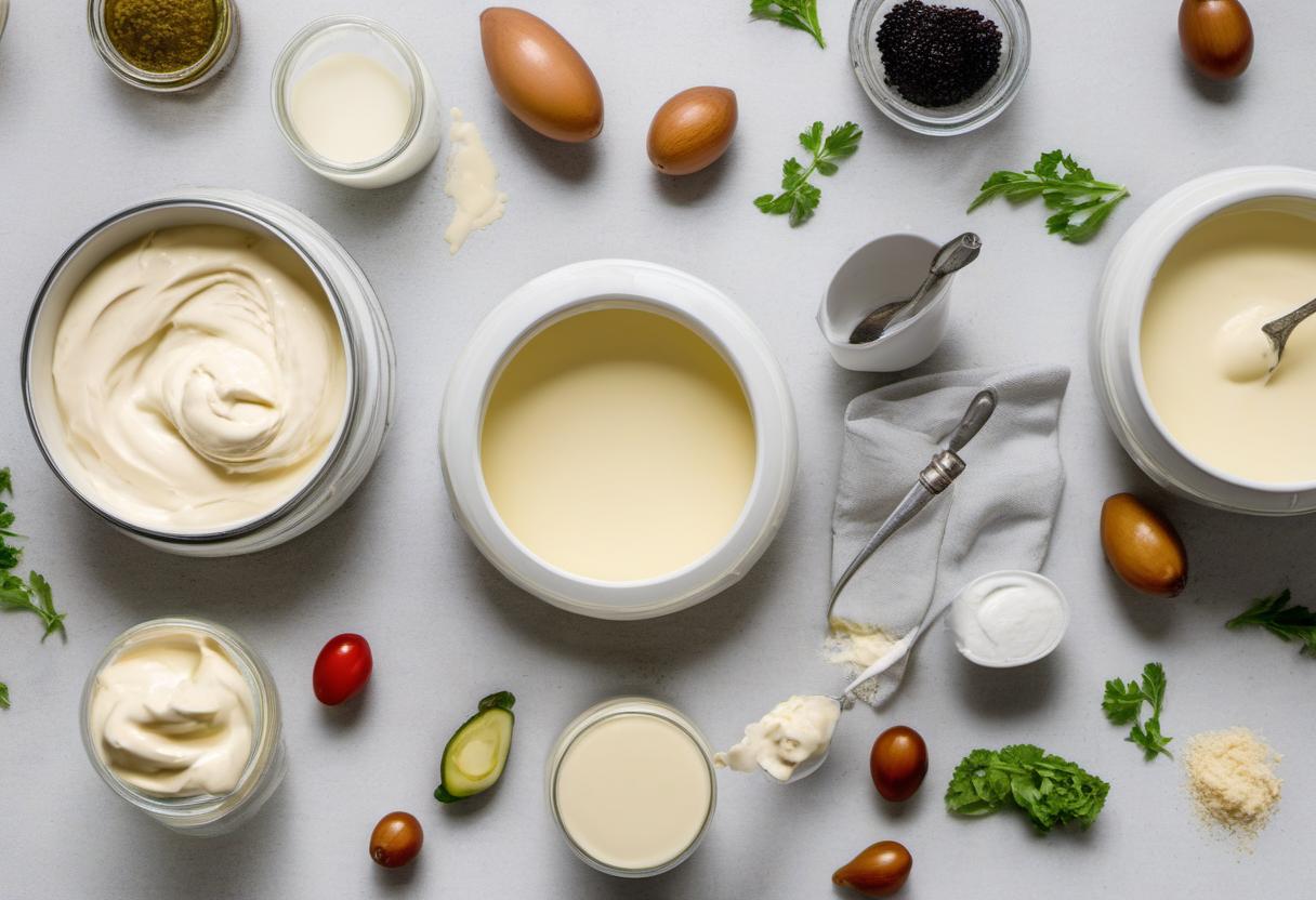 Image showing the final output answering the question: How do I make homemade mayo.