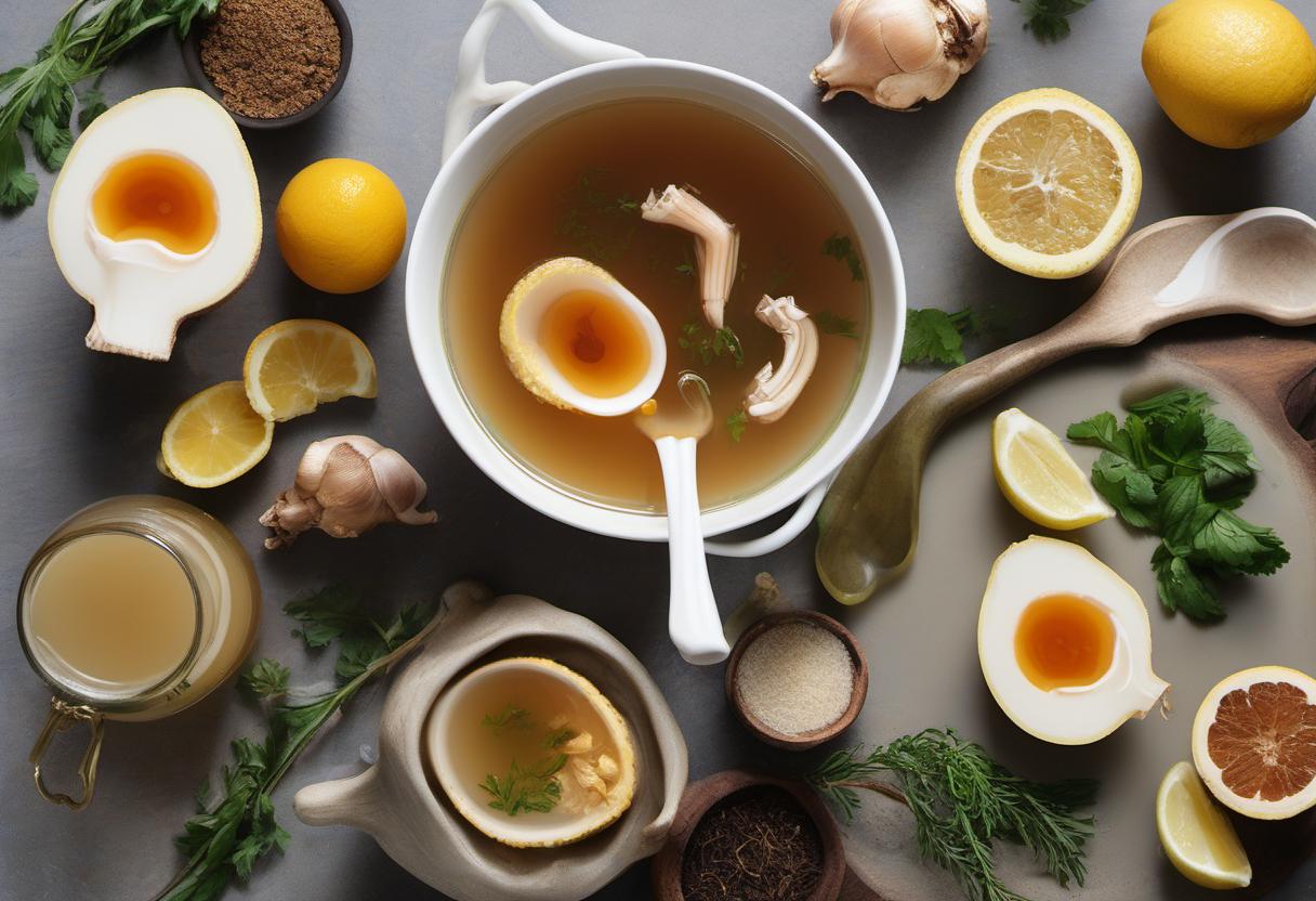 Image showing the final output answering the question: How do I master the art of bone broth.